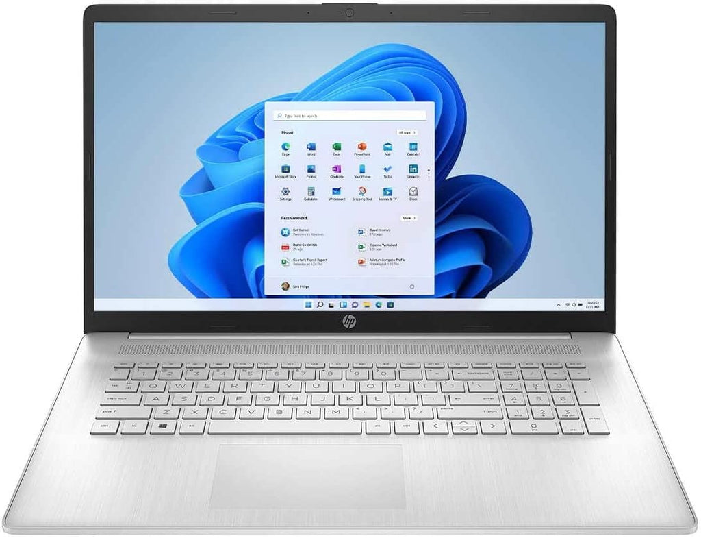 HP 2022 17.3'' HD+ Touchscreen Laptop Business Computer, AMD Ryzen 5 5500U Hexa-Core (up to 4.0GHz), 16GB RAM, 1TB SSD, HDMI, Bluetooth 5, Webcam, Windows 11 w/ 3in1 Accessories, Silver