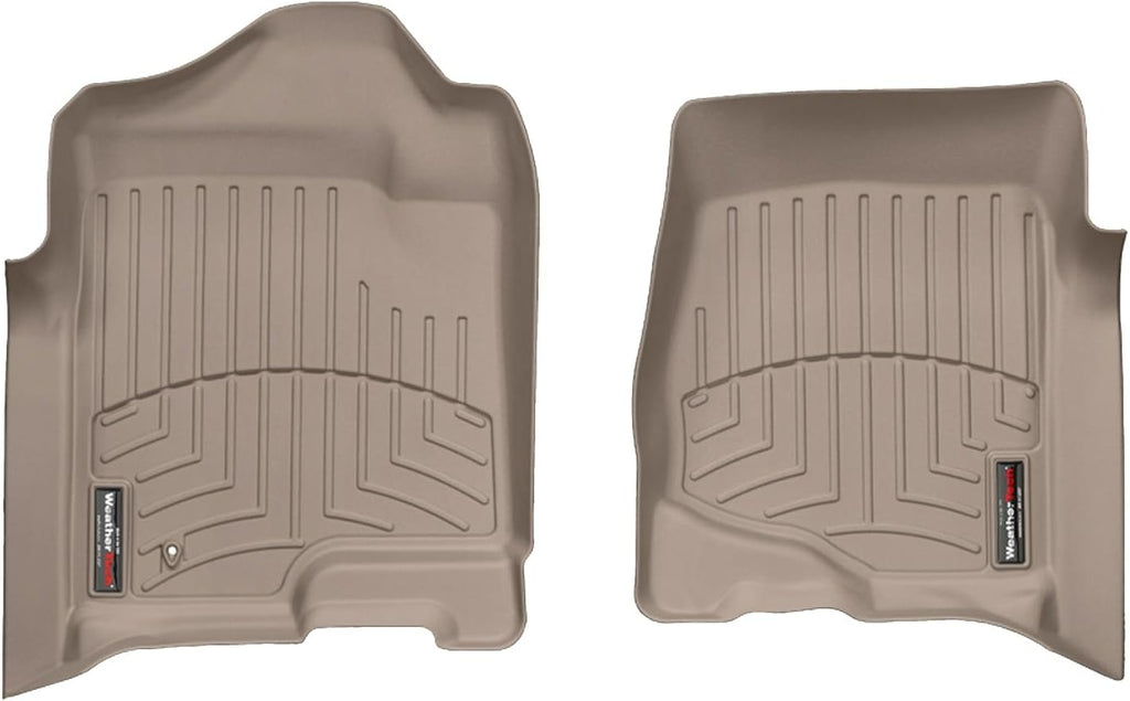 WeatherTech Custom Fit FloorLiners for Chevrolet Avalanche, Avalanche, Escalade ESV - 1st Row (450661), Tan