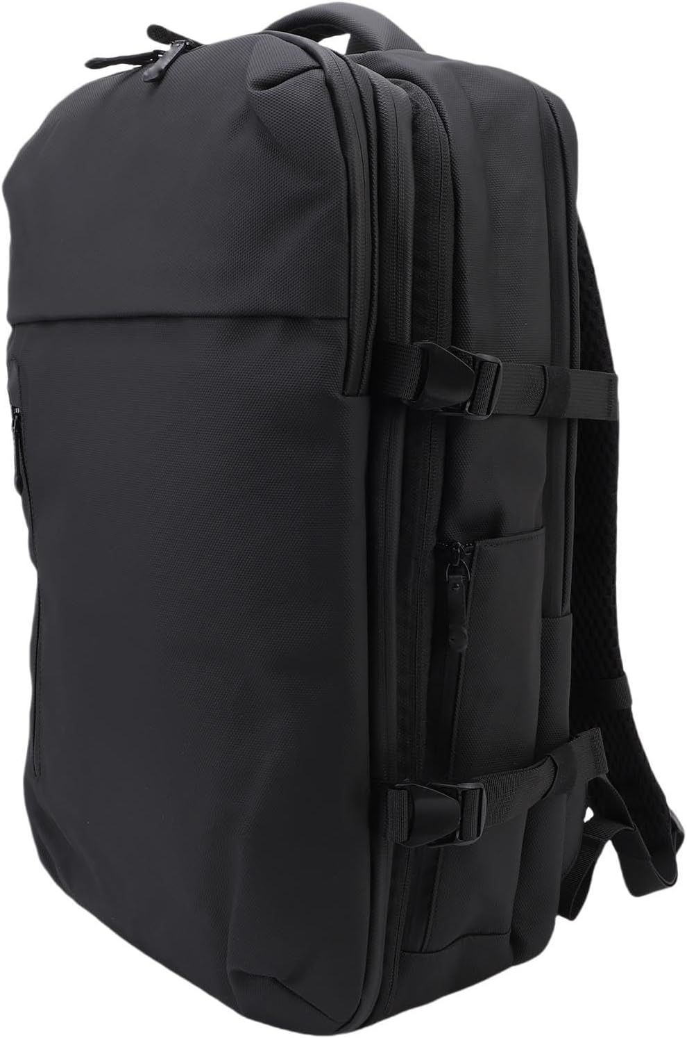 Vacuum Laptop Storage Backpack, Air Pump Vacuum Seal Compression Space Saver Bags, 40L Capacity, Extra Large Travel Backpacks, for Men & Women (Black).