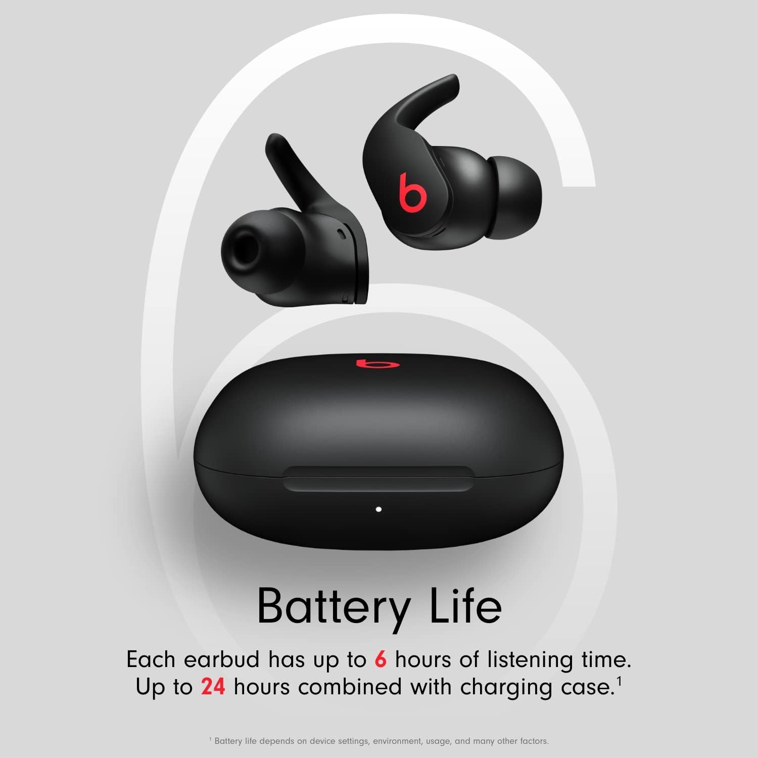 Beats Fit Pro True Wireless Bluetooth Noise Cancelling in-Ear Headphones - Black