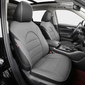 EKR Highlander Seat Covers for Toyota Highlander 2014-2019,(2nd Row 40/60 Split),Car Seat Protectors for Trucks,Waterproof Leather Car Seat Cover Full Set-Faux Leather(Gray)