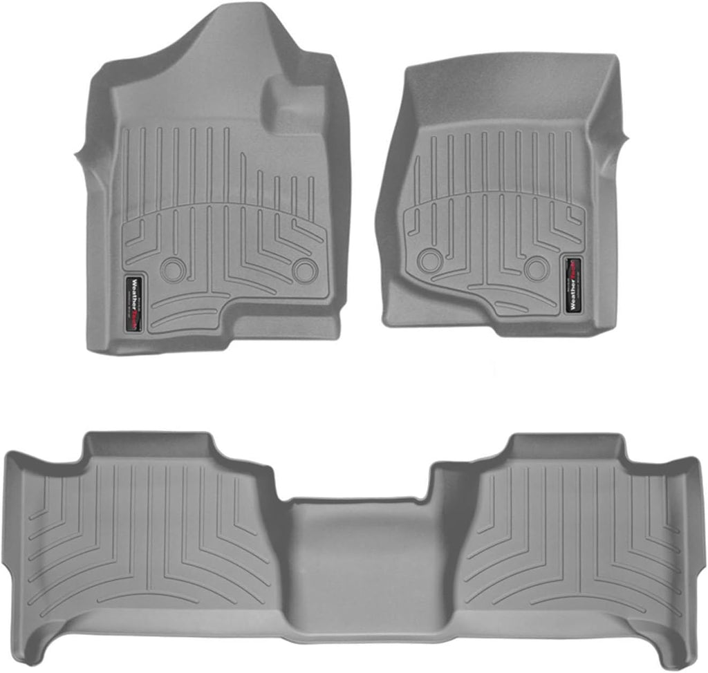 WeatherTech Custom Fit FloorLiners for Cadillac Escalade ESV, Escalade ESV, Escalade ESV - 1st & 2nd Row (46066-1-6), Grey