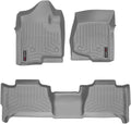 WeatherTech Custom Fit FloorLiners for Cadillac Escalade ESV, Escalade ESV, Escalade ESV - 1st & 2nd Row (46066-1-6), Grey