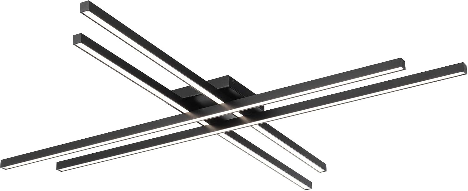 WAC Lighting dweLED, Parallax 42in LED Flush Mount 3-CCT 2700K-3000K-3500K Set to 3000K in Black