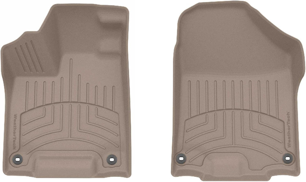 WeatherTech FloorLiner HP Custom Fit Floor Mats for Honda Ridgeline 1st Row (459711IM), Tan