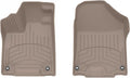 WeatherTech FloorLiner HP Custom Fit Floor Mats for Honda Ridgeline 1st Row (459711IM), Tan