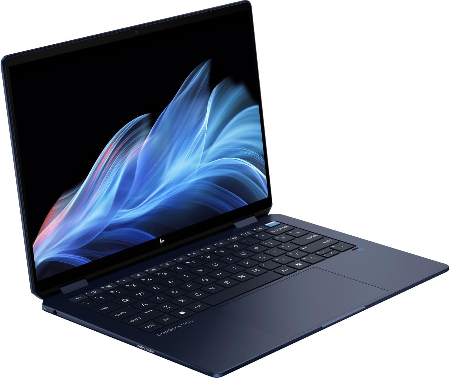 HP OmniBook Ultra Flip 2-in-1 Business Laptop, 2025, 14' 2880x1800 120Hz OLED Touch, Intel-8 Core Ultra 7 258V, 32GB LPDDR5, 2TB SSD, Win11 Home, Backlit KB, Wi-Fi, BT 5.4, 9MP IR AI Camera, Blue