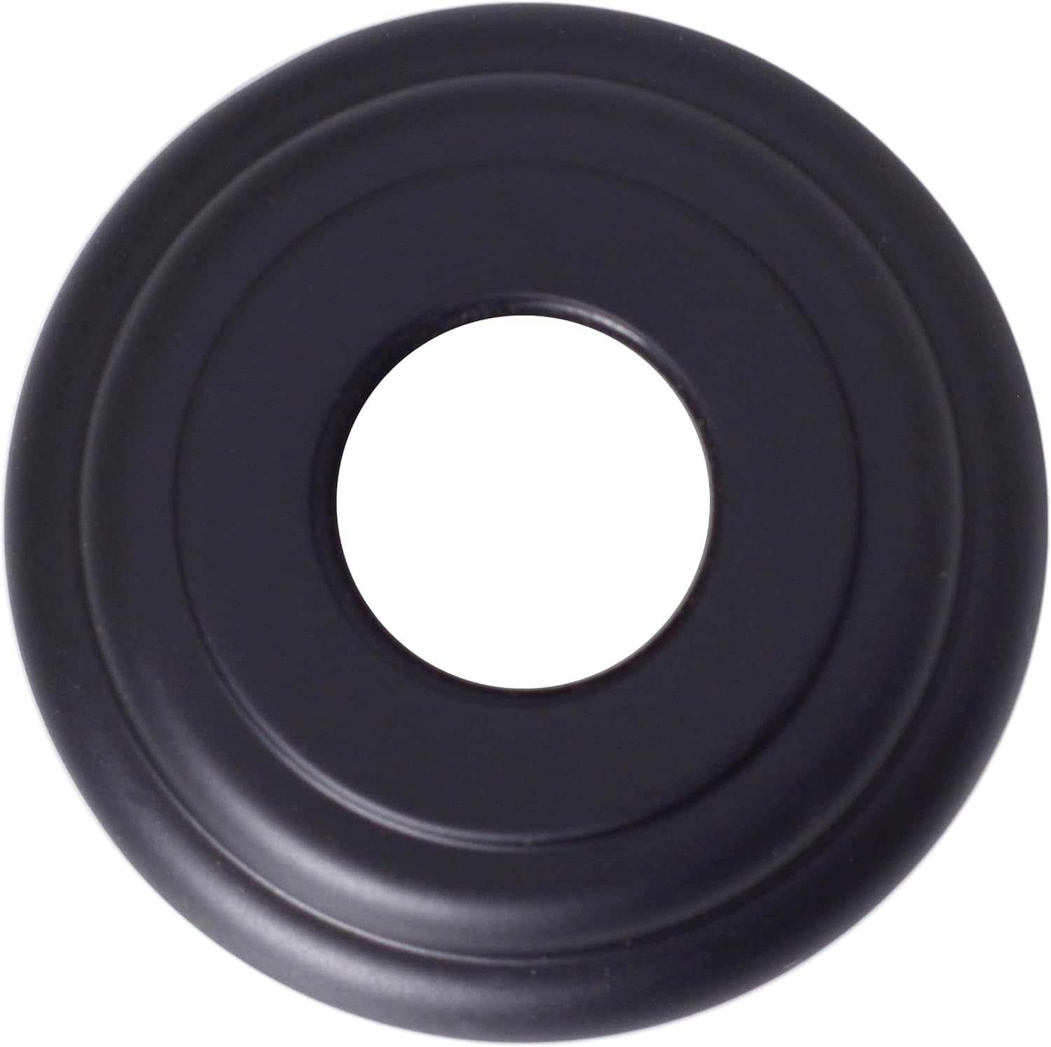 Westbrass D3619A-25-62 1/2' IPS x 19' Round Ceiling Mount Shower Arm with Flange, Matte Black (25-Pack)
