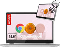 Lenovo C340 15.6' FHD Touchscreen 2-in-1 Chromebook Laptop, Intel i3 CPU(Up to 3.4GHz), 4GB RAM, 64GB Space, USB-C, Wi-Fi, Bluetooth, Chrome OS, Grey, High-End Business/Luxury Gift, with Earbuds