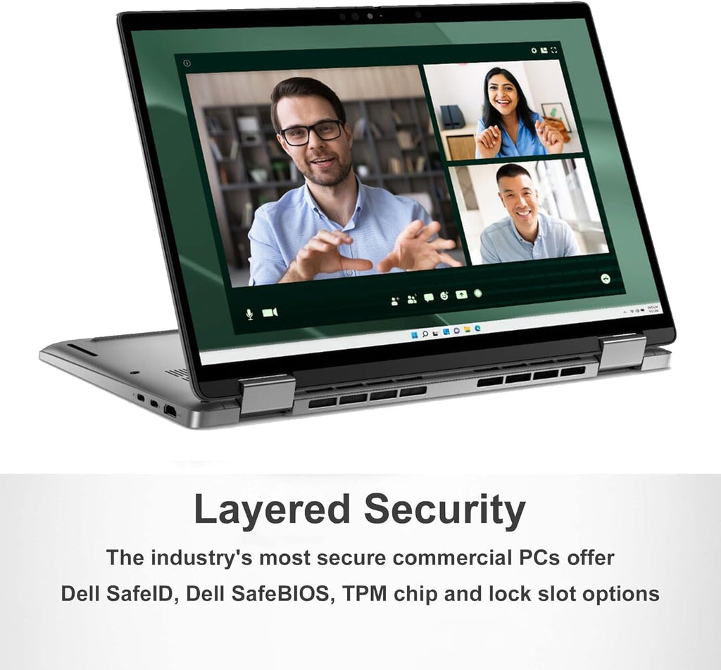 Dell Latitude 7450 7000 2-in-1 Business AI PC Laptop (14' FHD+ Touchscreen, Intel 12-Core Ultra 7 165U vPro (> i7-1365U), 32GB DDR5, 1TB SSD), Backlit, 2x Thunderbolt 4, IR Webcam, Wi-Fi 7, Win 11 Pro