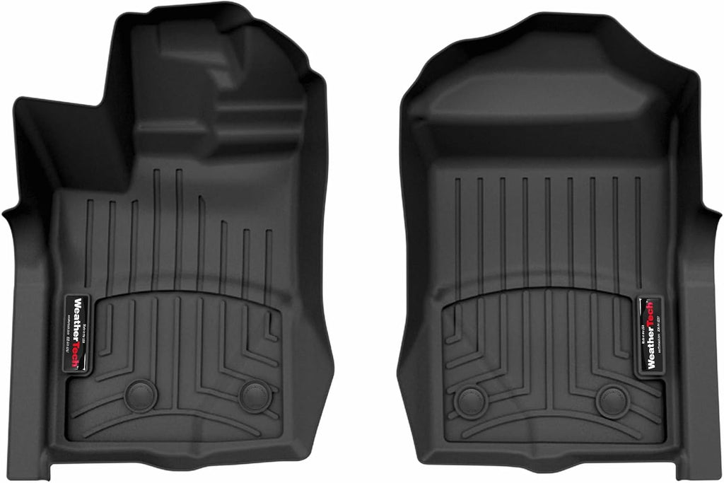 WeatherTech Custom Fit FloorLiners for Ford Ranger - 1st Row (4418921V), Black