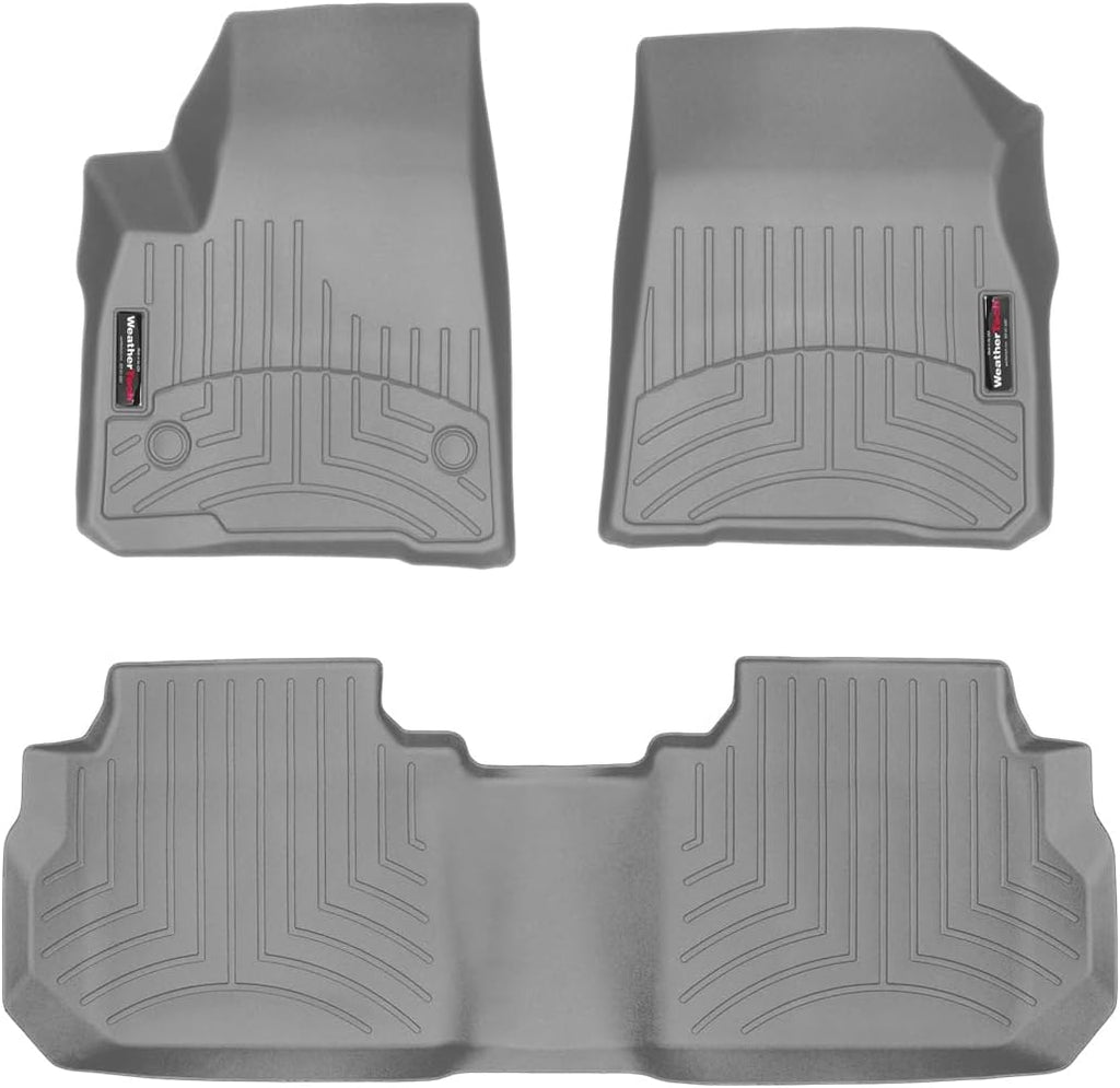 WeatherTech Custom Fit FloorLiners for Cadillac XT5-1st & 2nd Row (46955-1-2), Grey