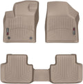 WeatherTech Custom Fit FloorLiners for VW Atlas Cross Sport, Atlas, Atlas - 1st & 2nd Row (4515501-4510844), Tan