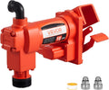 VEVOR Fuel Transfer Pump 110V, 15 GPM 57 L/min, AC Electric Oil Transfer Pump, 8 ft/2.4 m Max Suction Lift, 37 ft/11.28 m Max Lift, Overheat Protection, for Gasoline Diesel Kerosene Biodiesel Ethanol