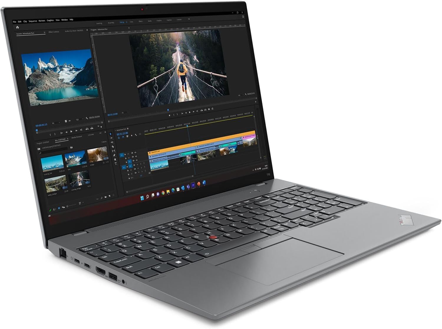 Lenovo ThinkPad T16 Gen 2 Business Laptop (16' FHD+ Touchscreen, Intel 10-Core i7-1355U, 48GB DDR5 RAM, 2TB SSD), Backlit, Fingerprint, FHD IR Webcam, Ethernet, 3-Yr Warranty, Win 11 Pro w/ AI Copilot
