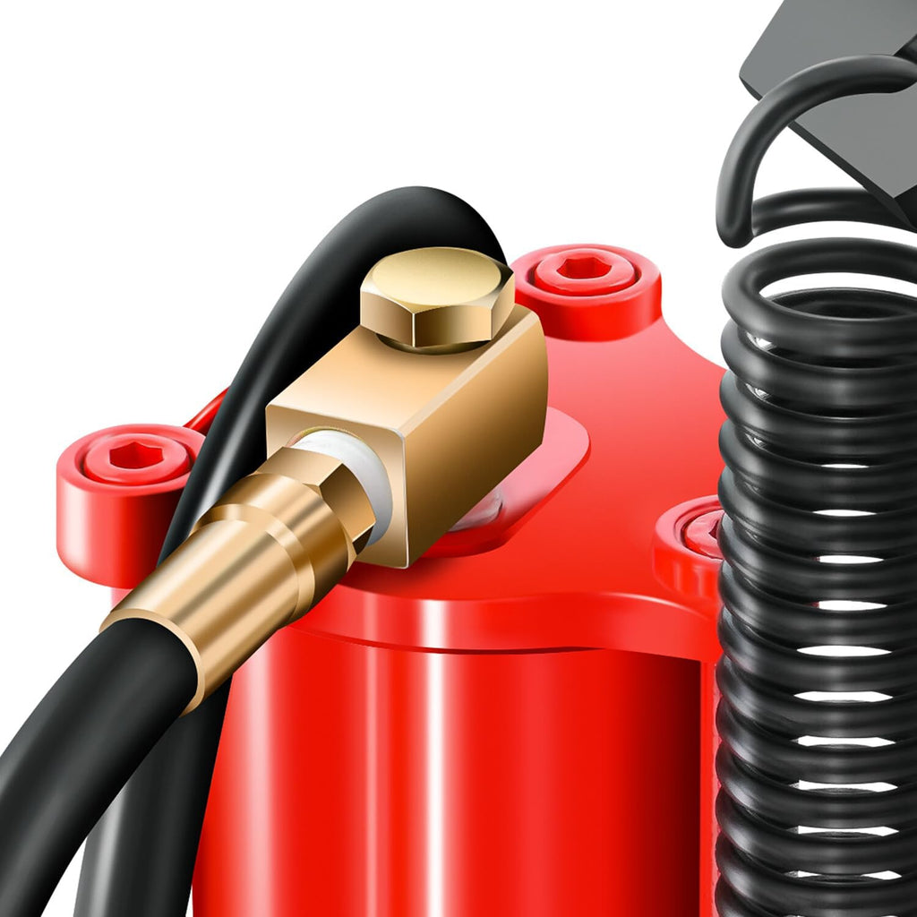 ‎DNA Motoring Air Hydraulic Bottle Jack - 20 Ton (40,000 lbs) Capacity, Manual Handle and Air Pump for Car Pickup Truck RV Auto Repair,TOOLS-00323