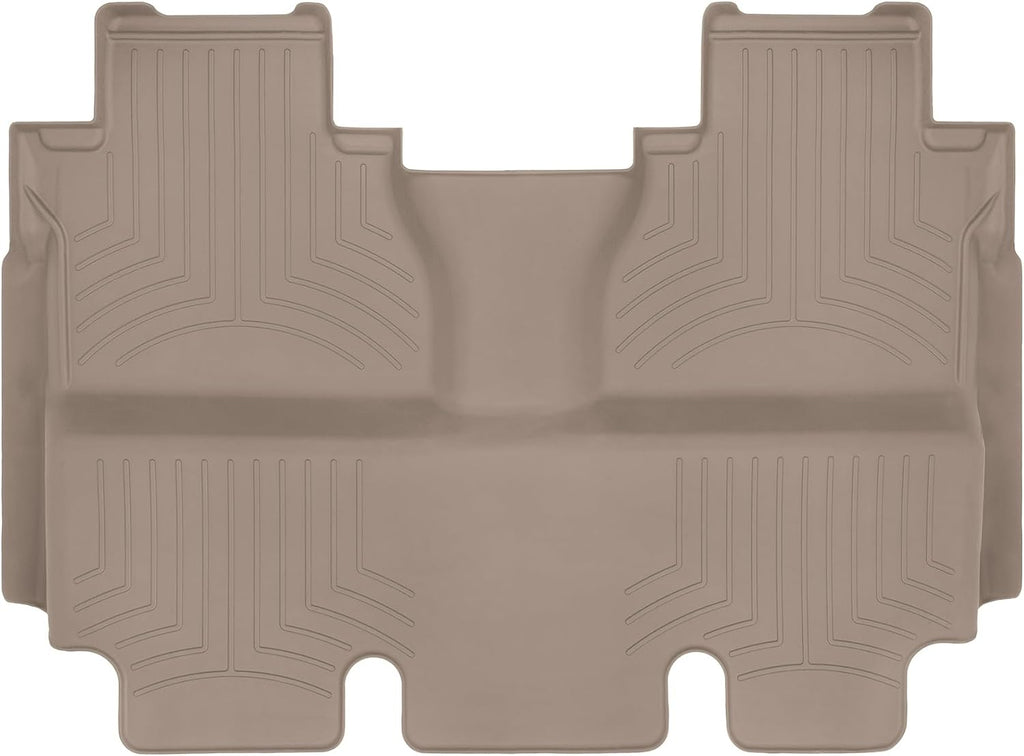 WeatherTech FloorLiner HP Custom Fit Floor Mats for Toyota Tundra 2nd Row (450938IM), Tan