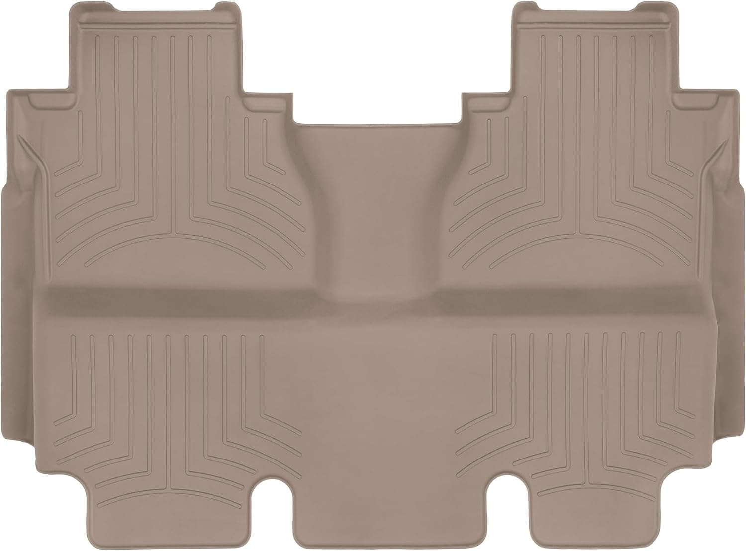 WeatherTech FloorLiner HP Custom Fit Floor Mats for Toyota Tundra 2nd Row (450938IM), Tan