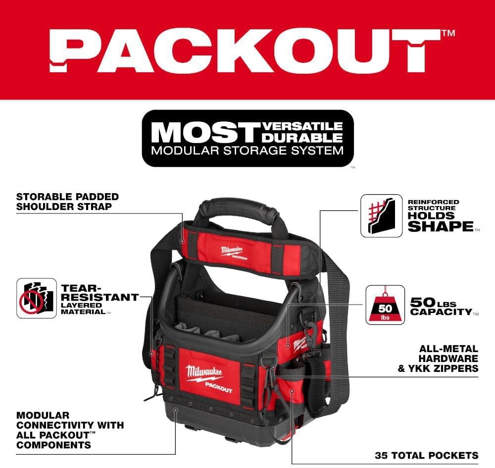 Milwaukee Electric - PACKOUTTRADE 10 Structured Tote