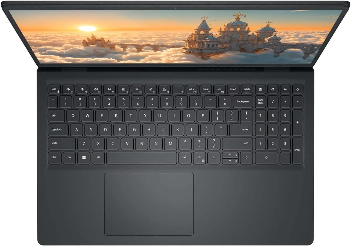 Dell Inspiron 15.6' FHD Touch Screen Business Laptop Computer, 8-core AMD Ryzen 7 7730U Processor, Windows 11 Laptop 16GB RAM 512GB SSD, AMD Radeon Graphics, Numeric Keypad, Black