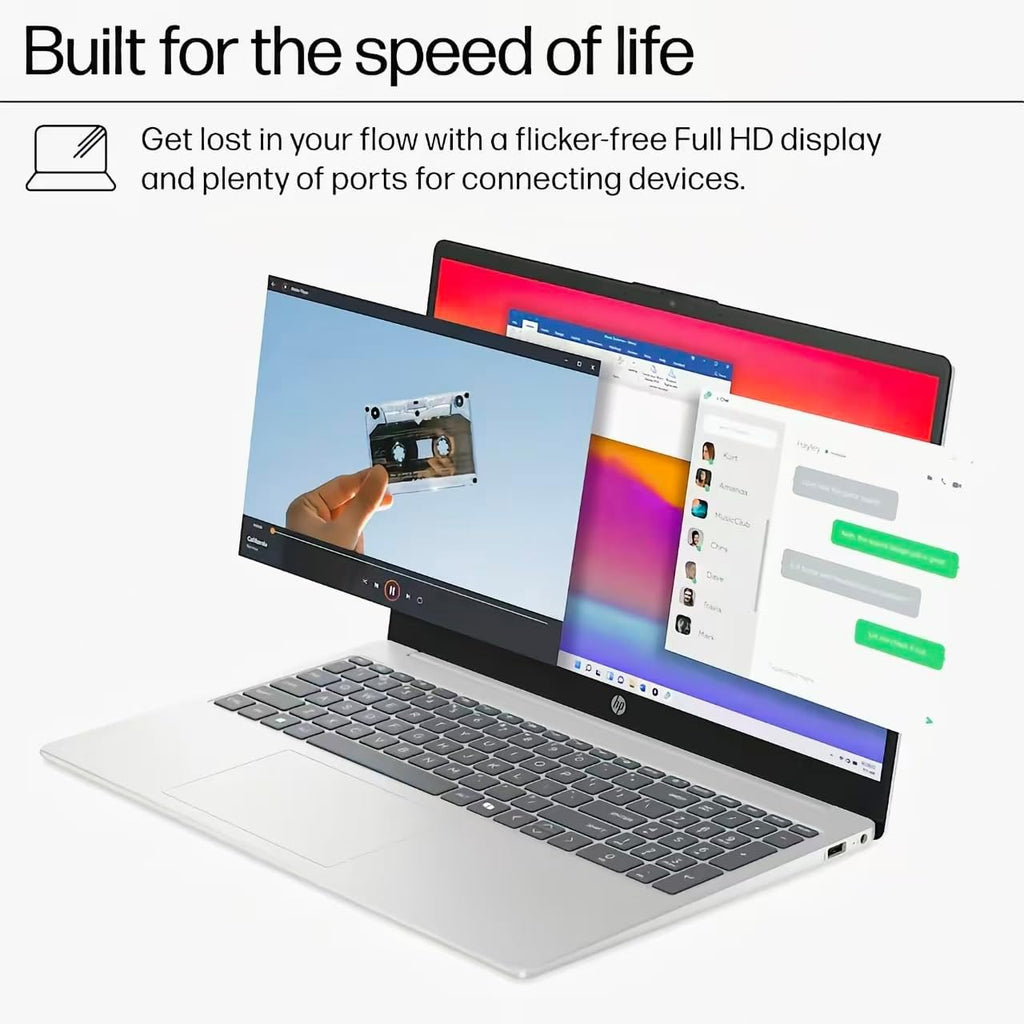 HP 2025 15.6' Touchscreen Laptop, 250-Nits Anti-Glare Display, 13th Intel Processor, 64 GB RAM, 2 TB SSD, Intel UHD Graphics, Wi-Fi 6, Copilot AI, Win 11 Pro, for Business & Students, w/Accessories