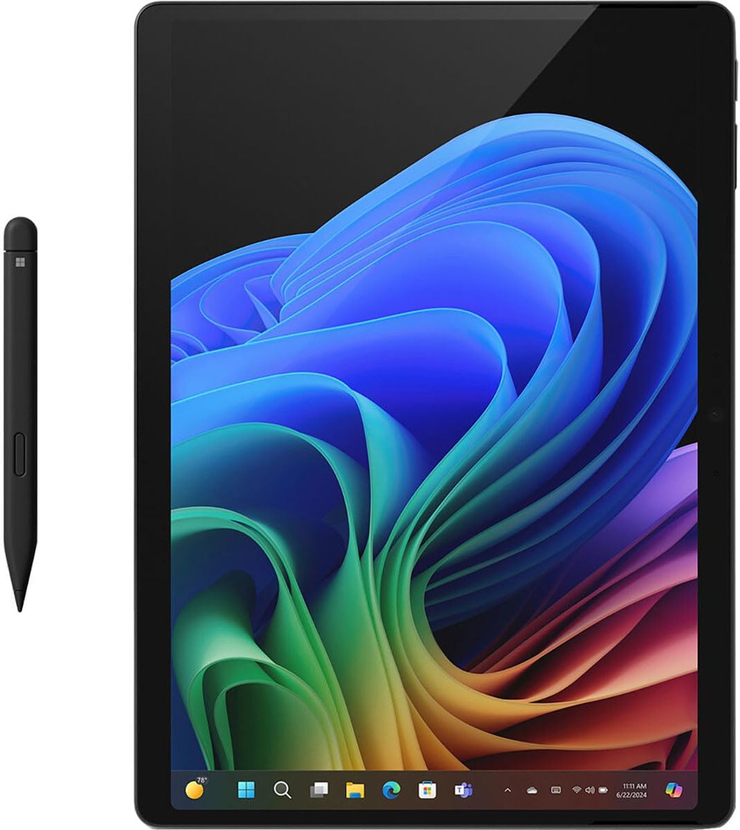 Microsoft Surface Pro for Business 2-n-1 Laptop/Tablet (2025) Windows 11 Pro Copilot+ PC, 13' Touchscreen Display, Intel Core Ultra 7 (Series 2), 16GB RAM, 256GB SSD Storage, Black