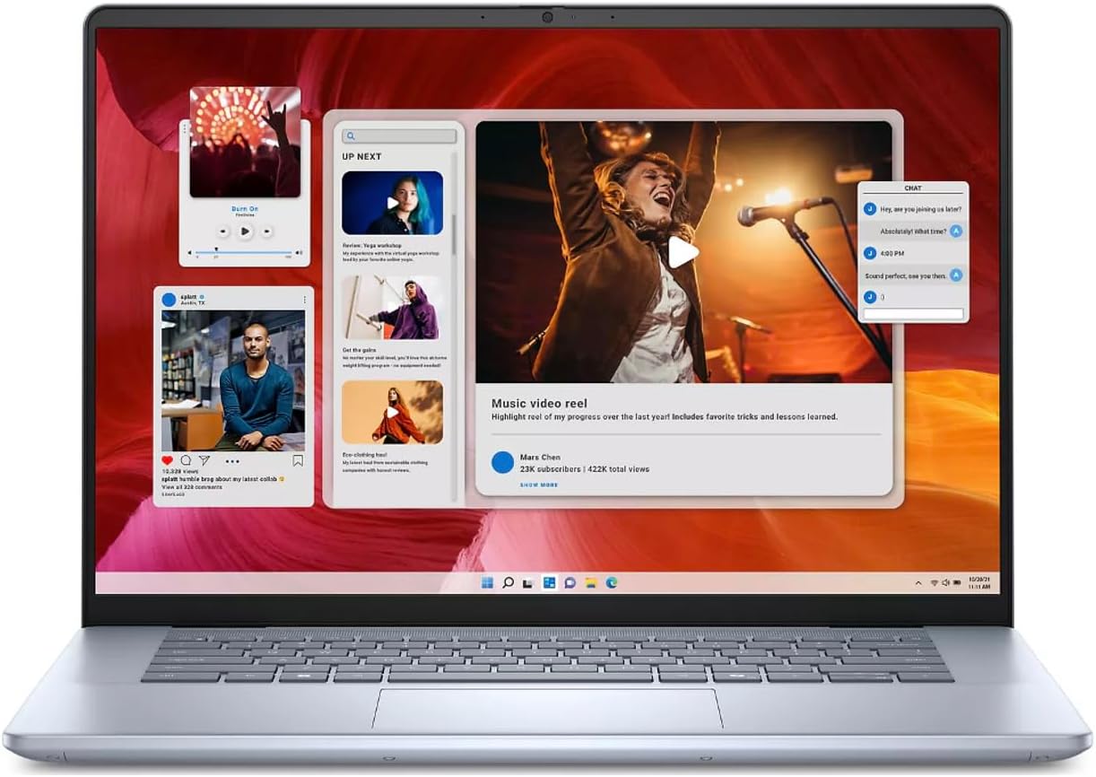 Dell Inspiron 16 Plus 7640 AI Powered Laptop 16.0' IPS WQXGA Display (Intel Ultra 9-185H, 16GB LPDDR5X, 512GB SSD, Intel Arc, Backlit KB, Fingerprint, Win 11 Home)