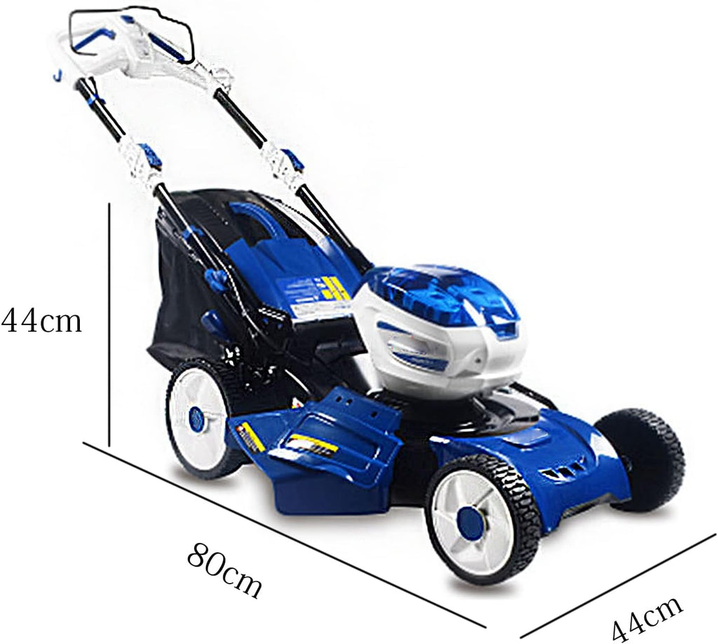 58V Lithium-Ion Electric Lawn Mowers Portable Battery Electric Lawn Mowers Cordless Walk-Behind Lawn Mowers Electric Lawn Mowers with Bagging Machines
