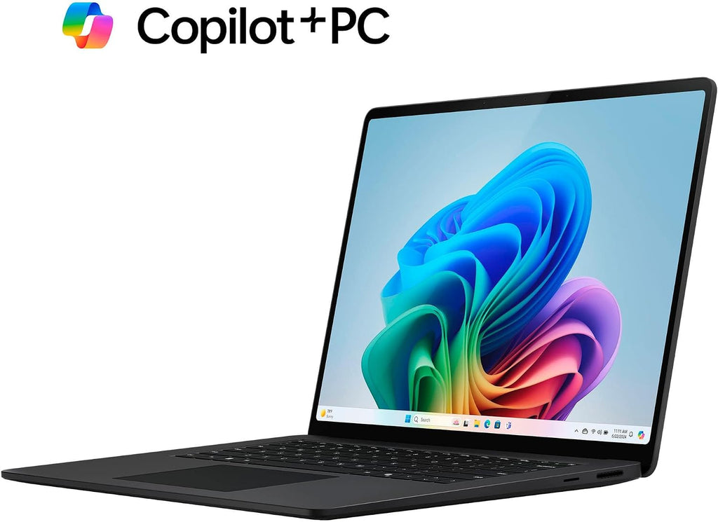 Microsoft Surface Laptop 7 AI Copilot+ PC for Business (15' 2K+ Touchscreen, Snapdragon X Elite (> Intel i7-1355U), 16GB, 1TB SSD) 22-Hr Long Battery Life, Backlit, Wi-Fi 7, IST Hub, Win 11 Pro, Black