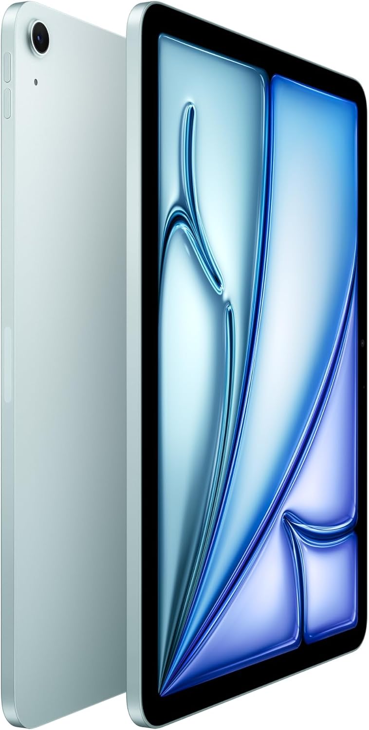 2025 Apple iPad Air 7, 13' Display 256GB Storage WiFi Only - Blue (Premium Renewed)