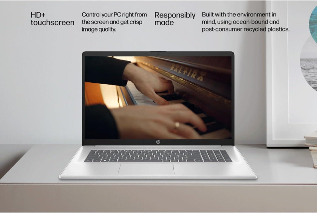 HP 17.3' Pavilion Touchscreen Laptop | Intel 7-150U 10 Core Processor up to 5.4GHz (Beats I7-1335U) | 32GB RAM | 2TB PCIe SSD | Wi-Fi 6 | Backlit Keyboard | Bluetooth 5.3 | Windows 11