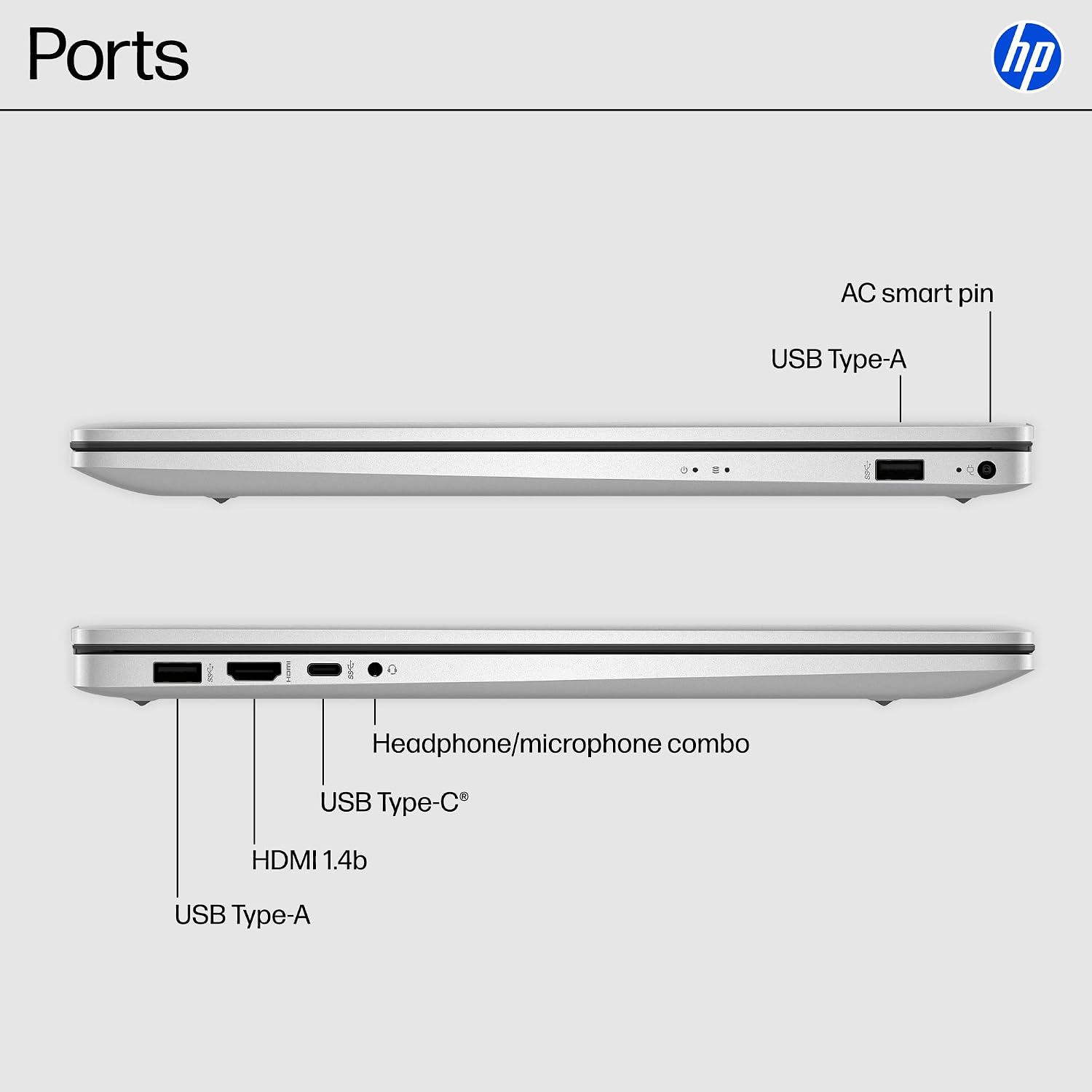 HP 17 Laptop Computer, 17.3' HD+ Touchscreen (1600x900), AMD Ryzen 5 7430U (6-Core), 64 GB RAM, 2 TB SSD, AMD Radeon Graphics, Wi-Fi 6, Bluetooth 5.4, HD Webcam, Fast Charge, Copilot Key, Win 11 Pro