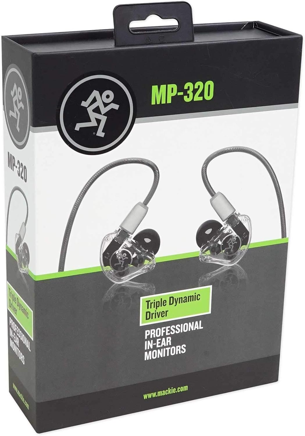 Mackie MP Series in-Ear Headphones & Monitors with Triple Dynamic Drivers (MP-320)