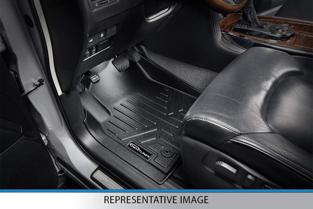SMARTLINER Custom Fit Floor Mats 1st Row Liner Set for 2004-2008 Ford F-150