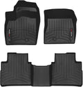 WeatherTech Custom Fit FloorLiners for Nissan Rogue - 1st & 2nd Row (441644-1-2), Black