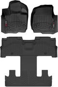 WeatherTech Custom Fit FloorLiners for Ford Expedition Max - Full Set (441665-1-5), Black