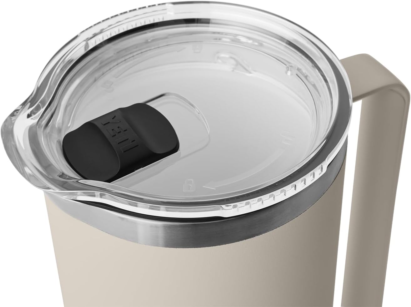 YETI Rambler 64 oz Pitcher, Vacuum Insulated, Stainless Steel with MagSlider Lid, Cape Taupe