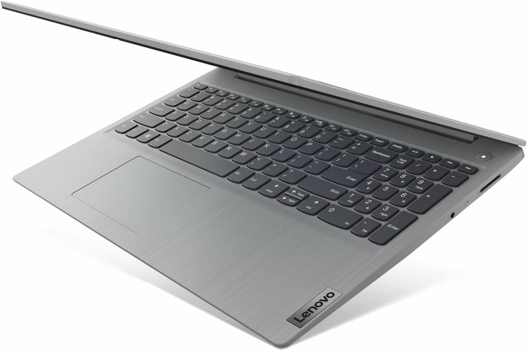 Lenovo IdeaPad 3i 15.6' FHD Laptop, Core i3-1115G4 up to 4.10 GHz, 8GB DDR4 RAM, 256GB PCIe SSD, HDMI, USB, WiFi, Keypad, SD Card Reader, Webcam, FP Reader, Platinum Gray, Win 11