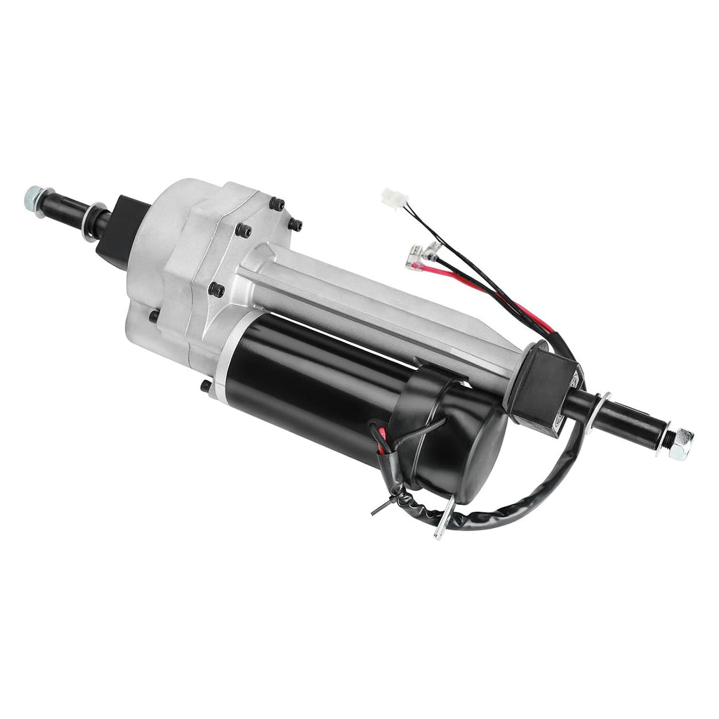 24V 350W Electric Motor Transaxle Differential, 11A 3000r/min for Electric Mobility Scooter Powered Wheelchair Electric Trolley Cart Tricycles, with Pack of 2 Rear 9x3.50-4 Wheel Tire