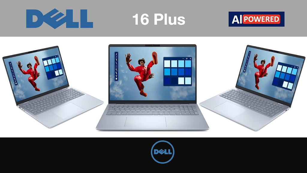 Dell 16 Plus AI Powered Laptop 16.0' Touchscreen IPS WUXGA Display (Intel Ultra 9-288V, 32GB LPDDR5X, 1TB SSD, Intel Arc, Backlit KB, Fingerprint, Thunderbolt 4, Win 11 Home)