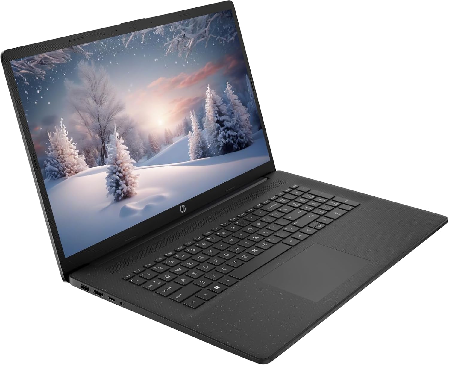 HP 17.3' Business Laptop Computer, 16GB RAM 1.2TB Storage (1TB SSD + 256GB Docking Station), 10-Core Intel Core i5, Windows 11, PLUSERA Earphones, Black