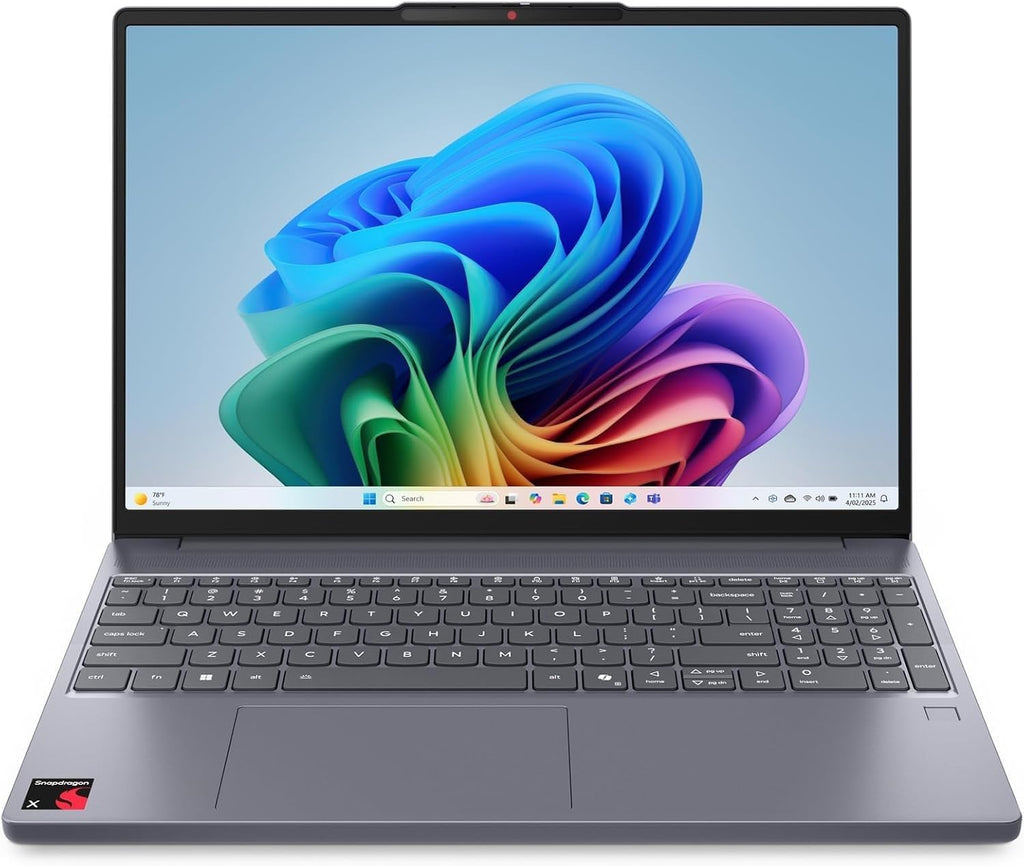 Lenovo IdeaPad Slim 3X Home Student Business Laptop 2026, 15.3' 2K (1920x1200) Touchscreen, 8-Core Snapdragon X X1-26-100, 16GB LPDDR5x RAM, 1TB (2X 512GB) SSD, FPReader, Wi-Fi 7, Cam, Copilot Win 11