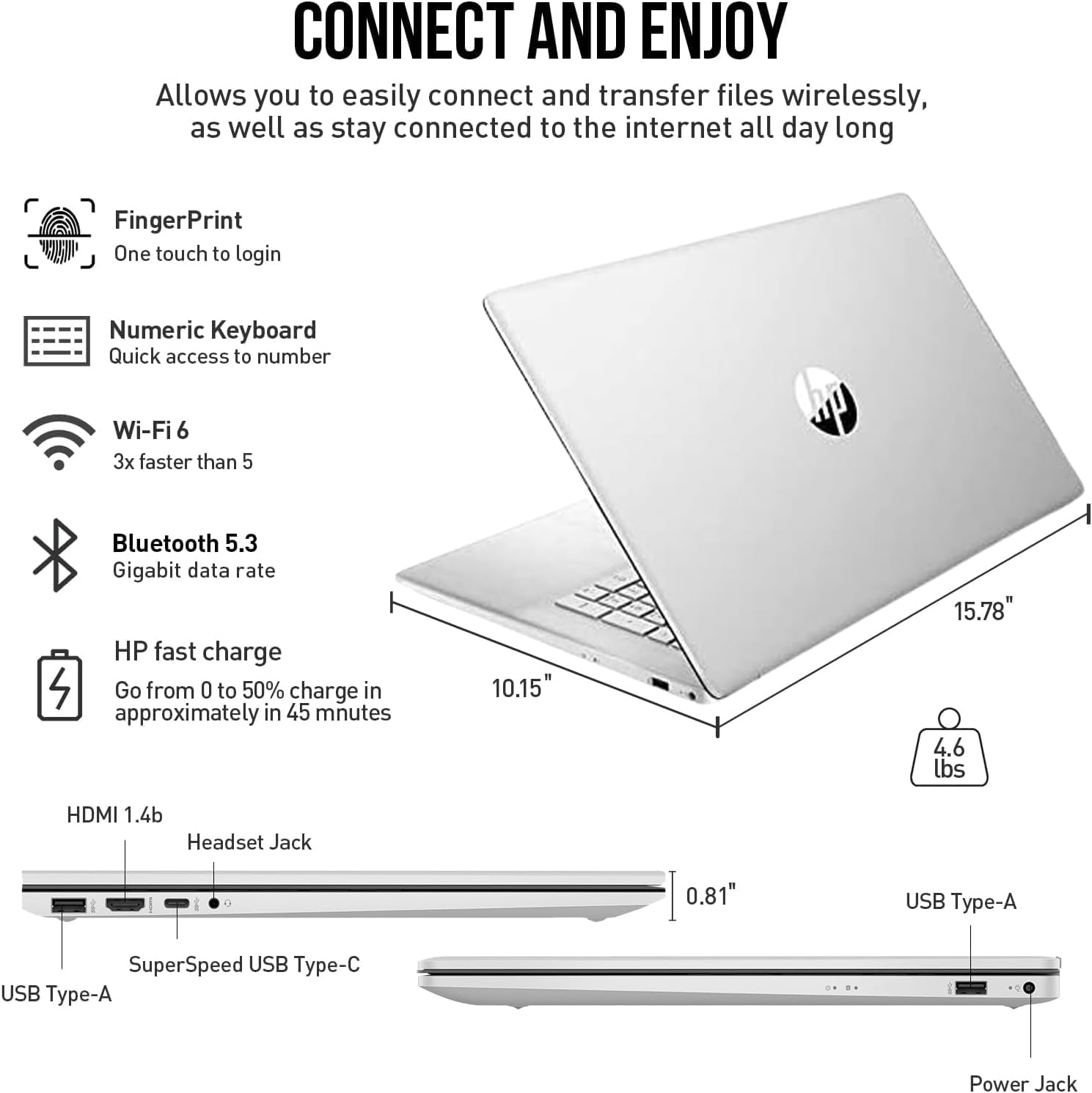 HP 17.3 Inch Touchscreen Laptop with Lifetime Microsoft 365 for The Web, Backlit Keyboard, Intel i7, 32GB RAM, 2TB Onboard and 128GB External Storage, Wi-Fi 6, 15Hrs Battery, Rose Gold, Windows 11