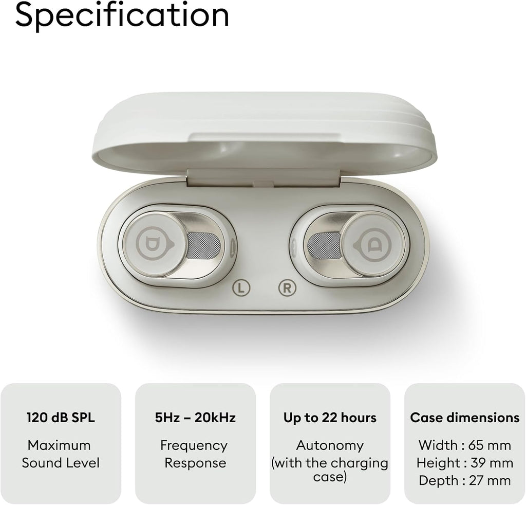 Devialet Gemini II - True Wireless Earbuds - for Daily Music & Commute Sound - Noise Cancellation - Comfort Fit (LP)
