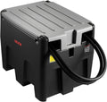 VEVOR Portable Diesel Tank, 58 Gallon Capacity & 10 GPM Flow Rate, Portable Fuel Tank with 12V Electric Transfer Pump and 13.1ft Rubber Hose, PE Diesel Transfer Tank for Easy Fuel Transportation Black