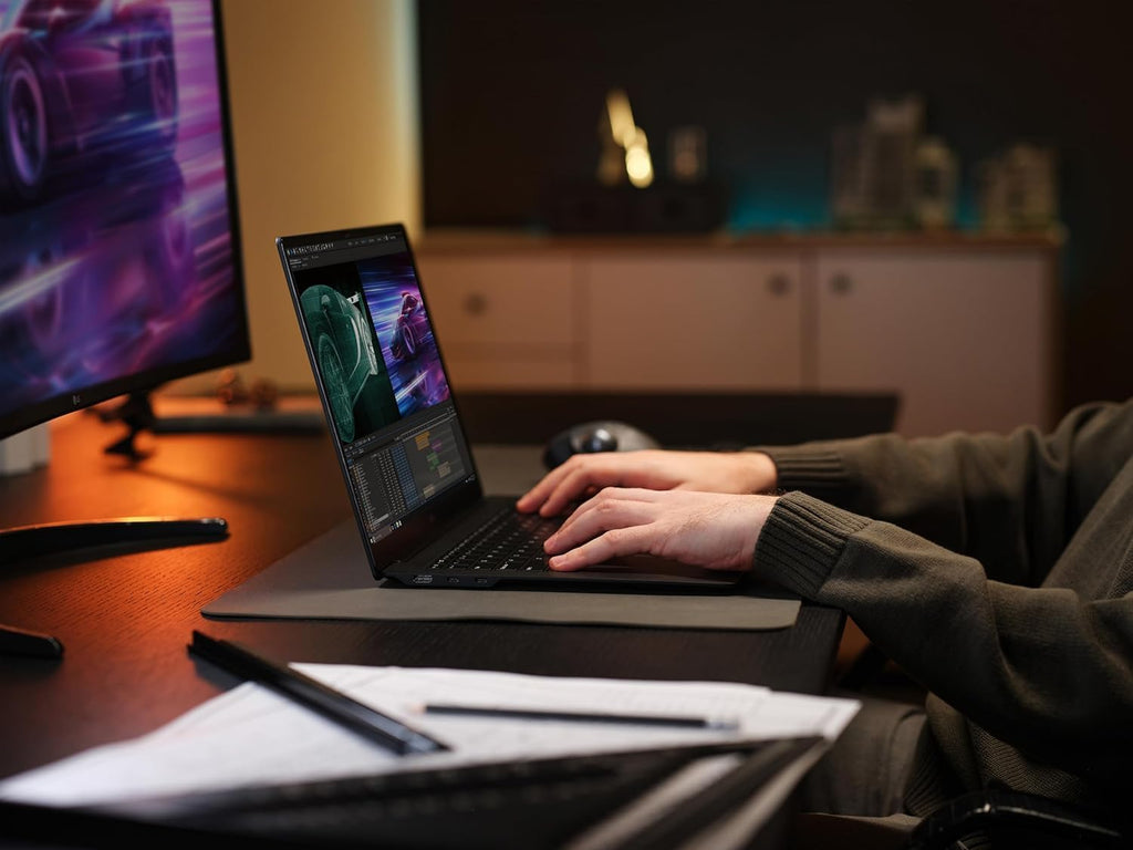 LG Gram 15 Laptop Touchscreen - Intel Core Ultra 7 155H - Windows 11-16GB RAM - 1TB PCIe SSD - Office 365 One Year - Backlit Keyboard - Business - Ultralightweight - 18.5 Hours