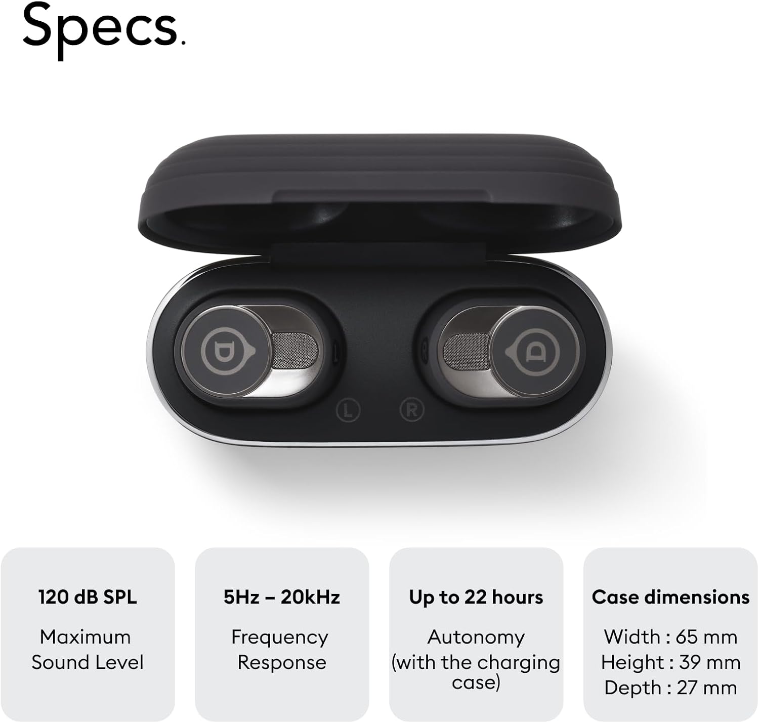 Devialet Gemini II True Wireless Earbuds - Matte Black - Audiophiles - Daily Music & Commute - Pristine Audio Fidelity Sound Clarity and Effective Noise Cancellation.