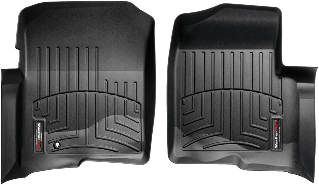 WeatherTech Custom Fit FloorLiners for Ford F-150, F-150, F-150-1st Row (440051), Black