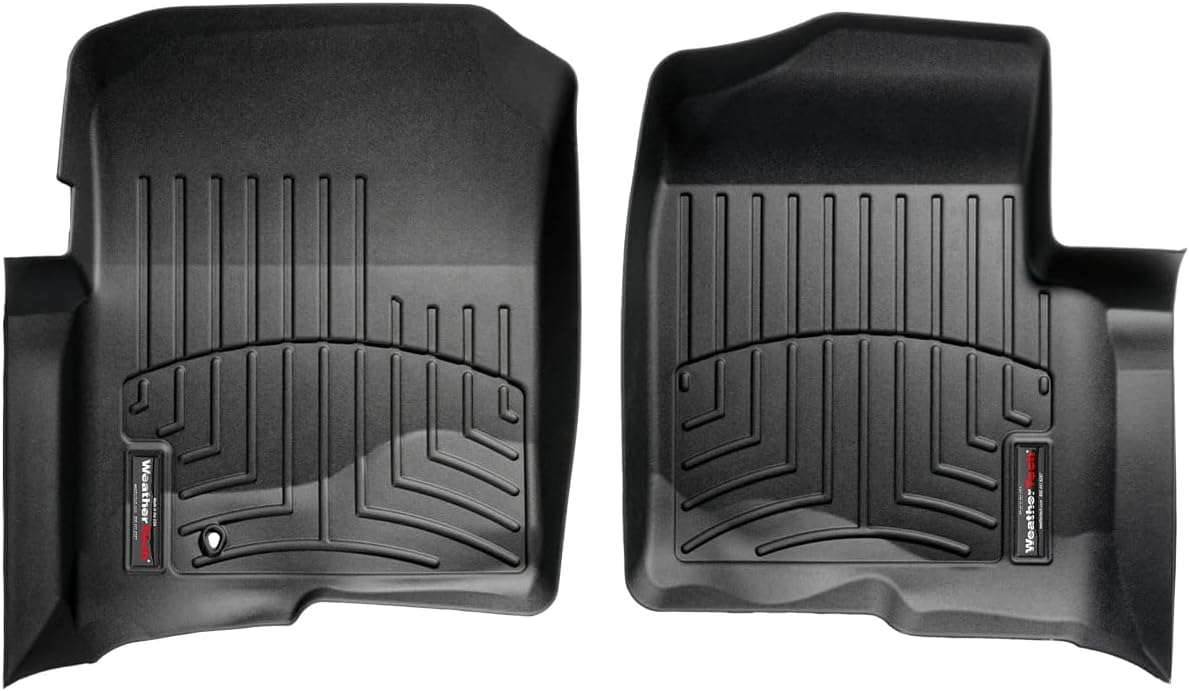 WeatherTech Custom Fit FloorLiners for Ford F-150, F-150, F-150-1st Row (440051), Black