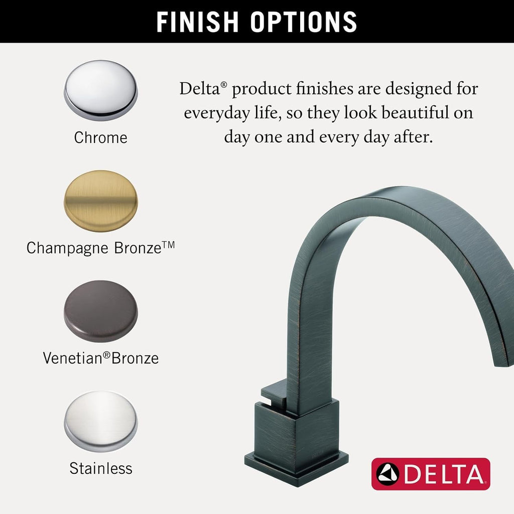 DELTA FAUCET T4753-RB Roman Tub, 8.75 x 26.00 x 8.75 inches, Venetian Bronze